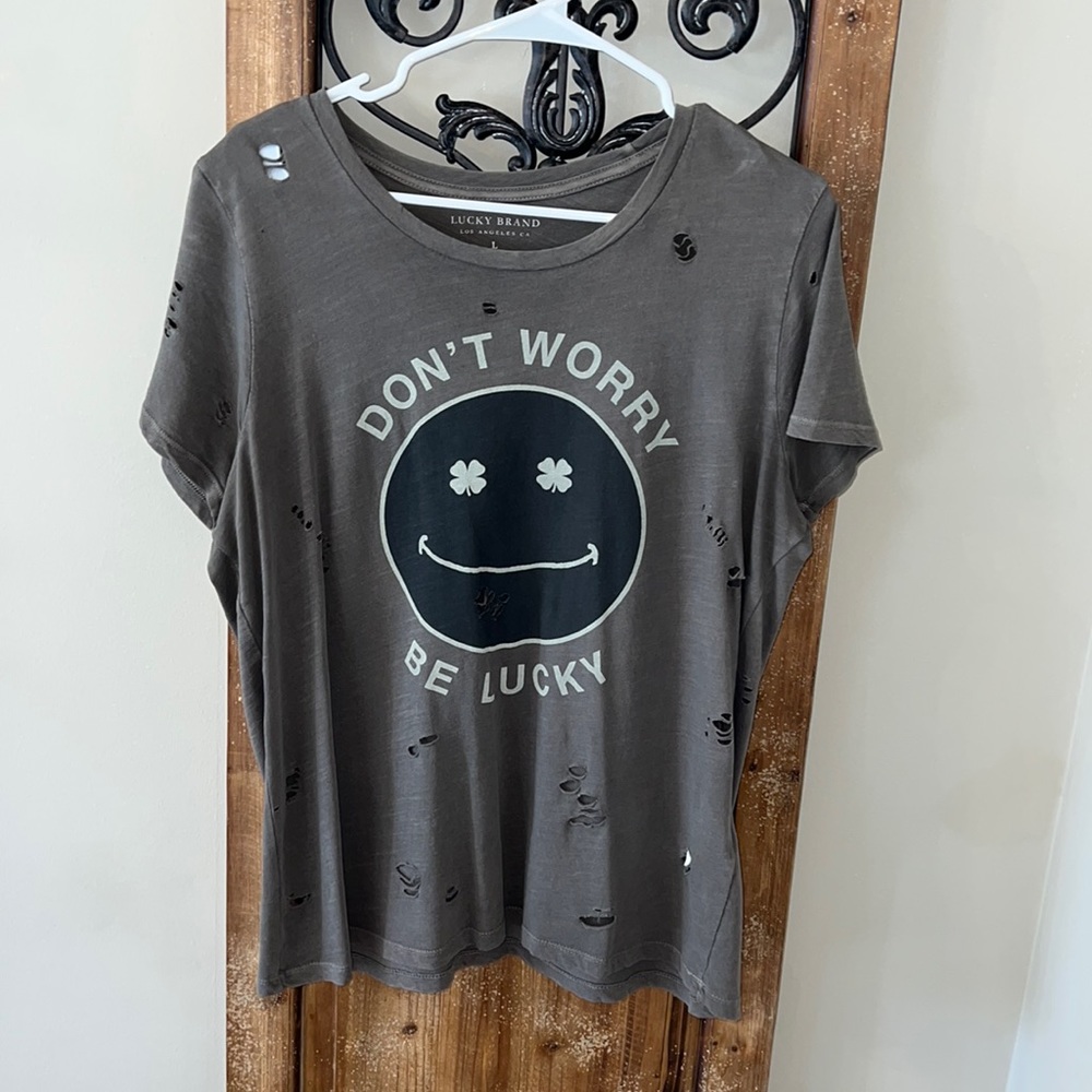Lucky Brand distressed tee